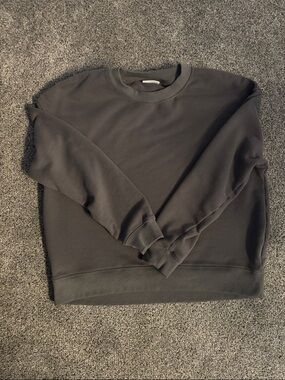 Women's Dark Gray Crewneck Sweatshirt